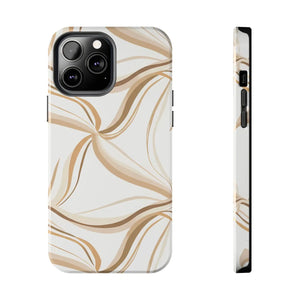 Tough Phone Case - Neutral Abstract Swirl Design - Dipaliz - Iphone 13 Pro Max