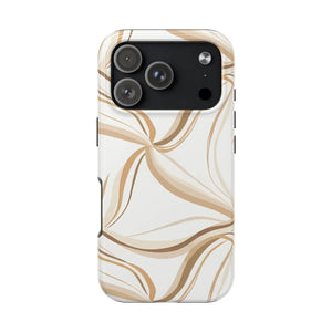 Tough Phone Case - Neutral Abstract Swirl Design - Dipaliz - Iphone 17 Pro