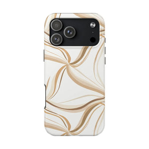 Tough Phone Case - Neutral Abstract Swirl Design - Dipaliz - Iphone 17 Pro Max
