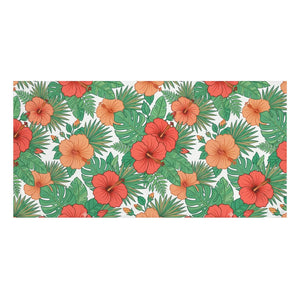 Tropical Hibiscus Floral Towel – Cotton - Dipaliz - Beach Towels