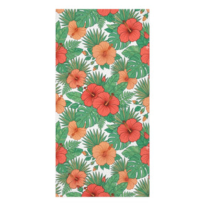 Tropical Hibiscus Floral Towel – Cotton - Dipaliz - Beach Towels