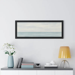 Tranquil Ocean Framed Coastal Wall Art - Serene Nautical Print - Dipaliz - Prints