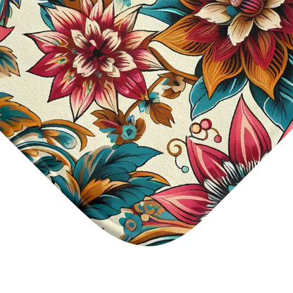 Transform your Bath with Vibrant Large Flower Mat - Home Decor