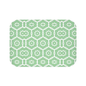 Green Geometric Bath Mat - Ultra Soft Spa Comfort - Dipaliz - Mats & Rugs