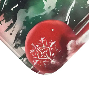 Bath Mat - Festive Reindeer Christmas Design - Dipaliz - Mats & Rugs