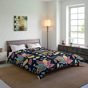 Colorful Leaves Pattern Polyester Comforter - Tropical Vibes - Dipaliz - 88’’ × - Quilts & Comforters