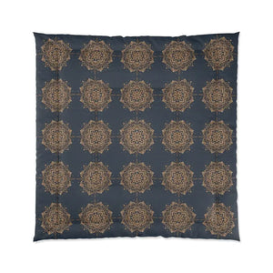 Mandal Geometric Pattern Comforter - Chic Warmth Art Style - Dipaliz - Quilts & Comforters