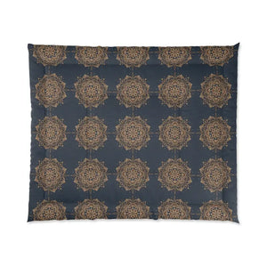 Mandal Geometric Pattern Comforter - Chic Warmth Art Style - Dipaliz - Quilts & Comforters