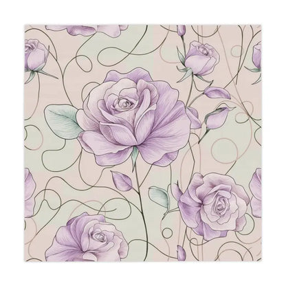 Transform your Dining with the Elegant Pink Rose Tablecloth! - one Size / White Home Decor