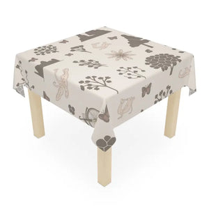Natures Beauty Tablecloth one Sided Print Elegant Dining - Dipaliz - Size / White - Tablecloths