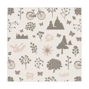 Natures Beauty Tablecloth one Sided Print Elegant Dining - Dipaliz - Size / White - Tablecloths