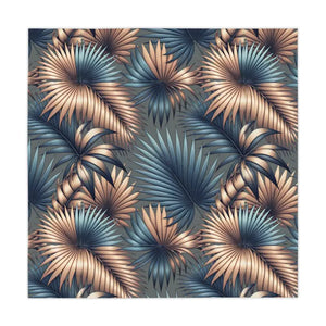 Palm Leaves Tablecloth Tropical Dining Decor - Dipaliz - one Size / White - Tablecloths