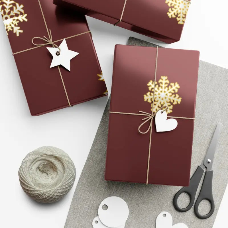 Unwrap Magic: Snowflake Splendor Gift Wrap Seals the Deal! - Home Decor