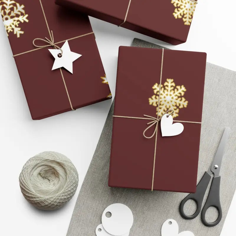 Unwrap Magic: Snowflake Splendor Gift Wrap Seals the Deal! - Home Decor