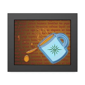 Framed Paper Posters - Bold Modern Wall Art - Dipaliz - 10″ x 8″ (horizontal) / Black Frame / Fine - Prints & Visual