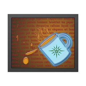 Framed Paper Posters - Bold Modern Wall Art - Dipaliz - 20″ x 16″ (horizontal) / Black Frame / Fine - Prints & Visual