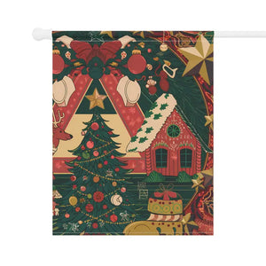 Festive Gingerbread House Banners - Magical Holiday Display - Dipaliz - Flags & Windsocks
