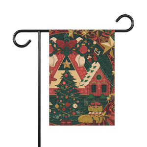 Festive Gingerbread House Banners - Magical Holiday Display - Dipaliz - Flags & Windsocks
