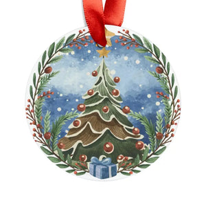 Christmas Tree Decorations - Festive Holiday Ornaments - Dipaliz - Round / one Size