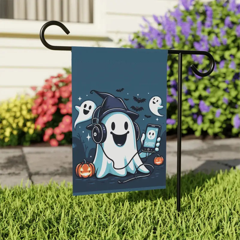 Transform your Home with a Halloween Ghost House Banner - 12’’ × 18’’ Decor