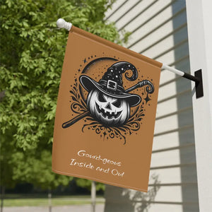 Jack o Lantern Pumpkin Magic Flag - Enchanting Decor - Dipaliz - 24.5’’ × 32’’ - Flags & Windsocks