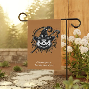 Jack o Lantern Pumpkin Magic Flag - Enchanting Decor - Dipaliz - Flags & Windsocks