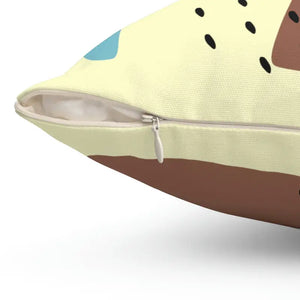 Spun Polyester Square Pillow - Bold Modern Design - Dipaliz - Throw Pillows