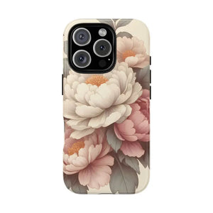 Pastel Large Flowers Phone Case Stylish Tough Design Dipaliz - Iphone 16 Pro / Glossy - Mobile Cases