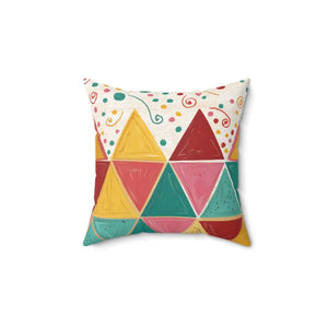 Captivating Room Accent Triangular Pattern Throw Pillow - Dipaliz - 14’’ × - Pillows