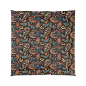 Colorful Paisley Pattern Comforter Vibrant Cozy Style Dipaliz - Quilts & Comforters