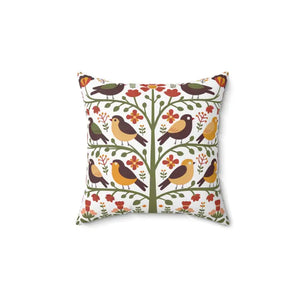 Cozy Bird Pillows Sustainable Comfort Concealed Zipper - Dipaliz - 14’’ ×