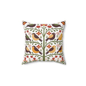 Cozy Bird Pillows Sustainable Comfort Concealed Zipper - Dipaliz