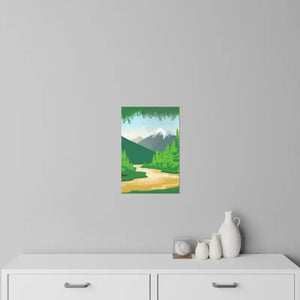 Wall Decals - Durable Polyester Mountain Design - Dipaliz - Home Decor