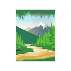 Wall Decals - Durable Polyester Mountain Design - Dipaliz - Home Decor