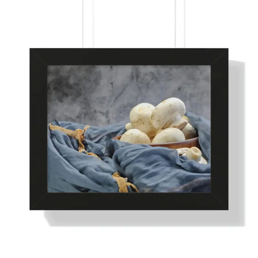 Cozy Glow: Dipaliz Framed Horizontal Poster for Luxe Decor - 14″ × 11″ / Black