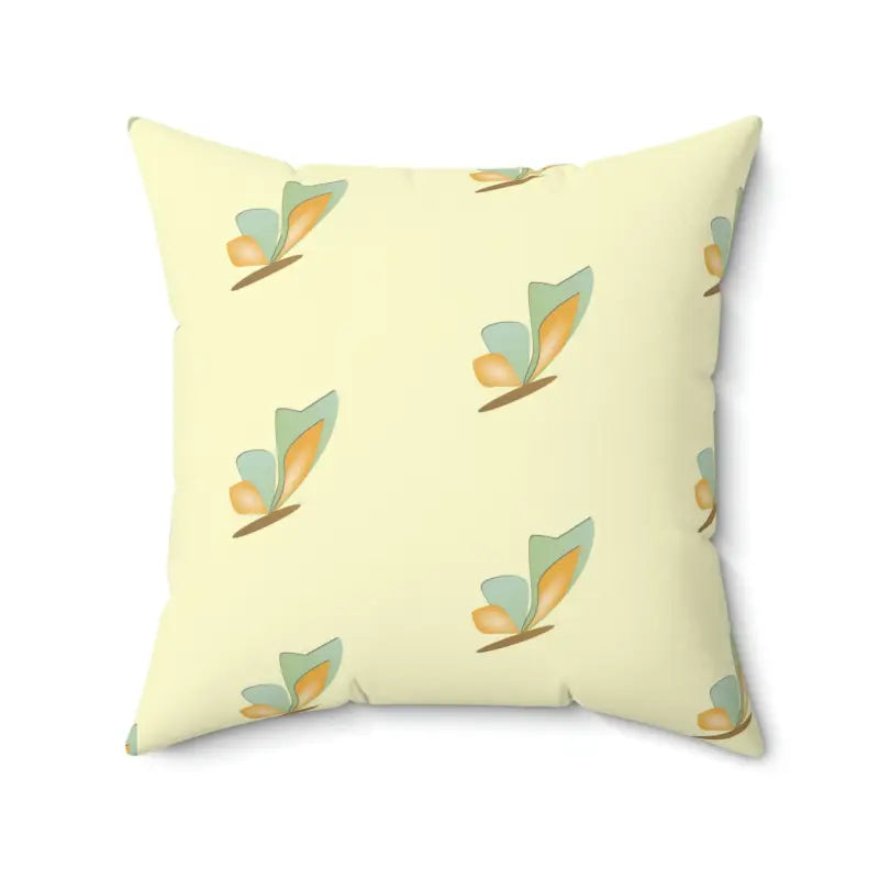 Enchant your Space with a Colorful Butterflies Polyester Pillow - 20’’ × Home Decor