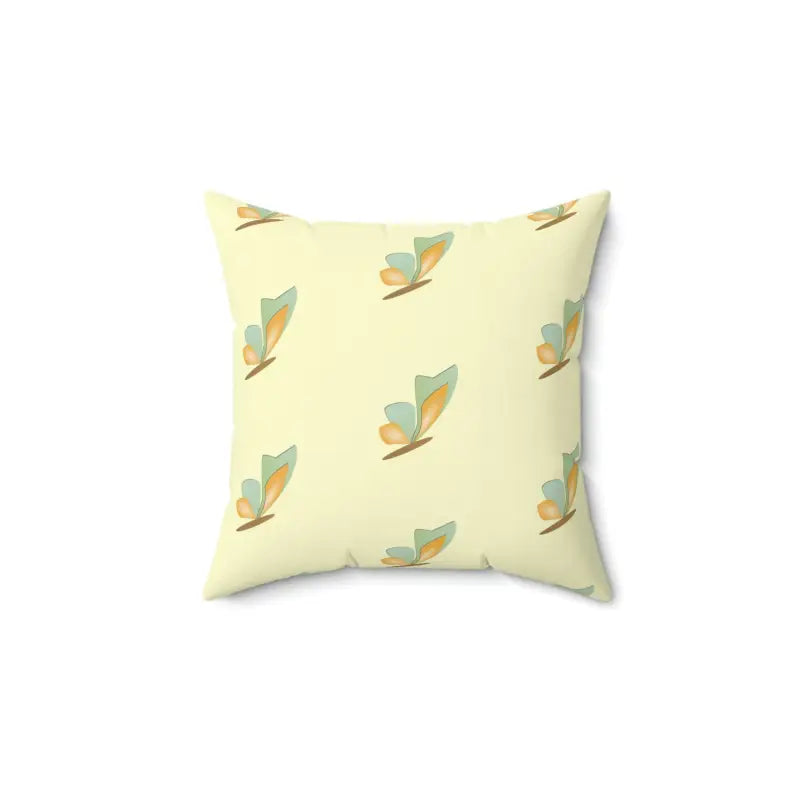 Enchant your Space with a Colorful Butterflies Polyester Pillow - Home Decor