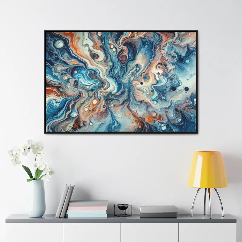 Transform your Space with Fluid Abstract Gallery Canvas Wraps