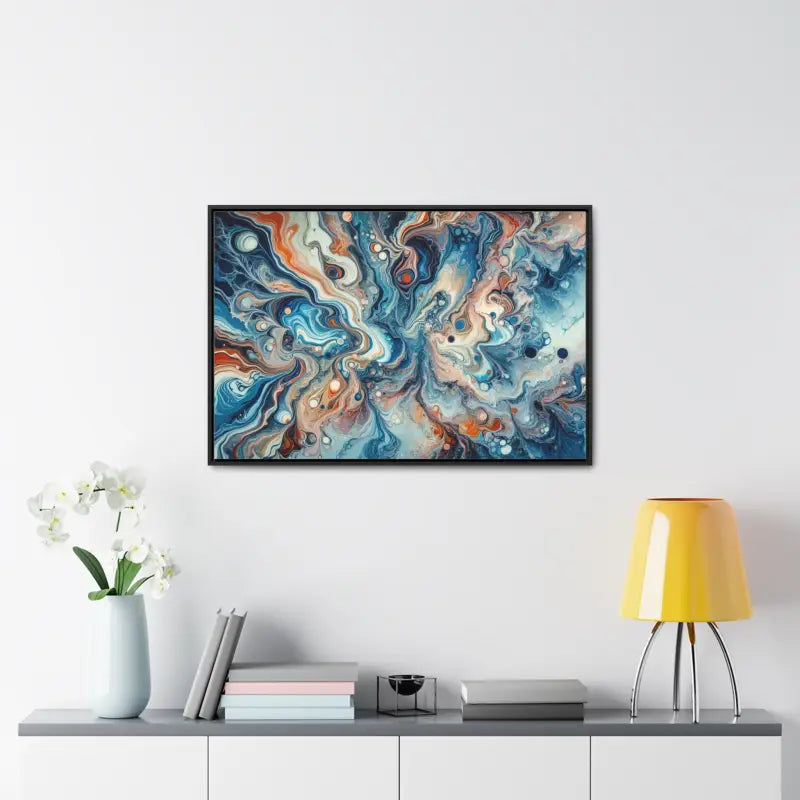 Transform your Space with Fluid Abstract Gallery Canvas Wraps