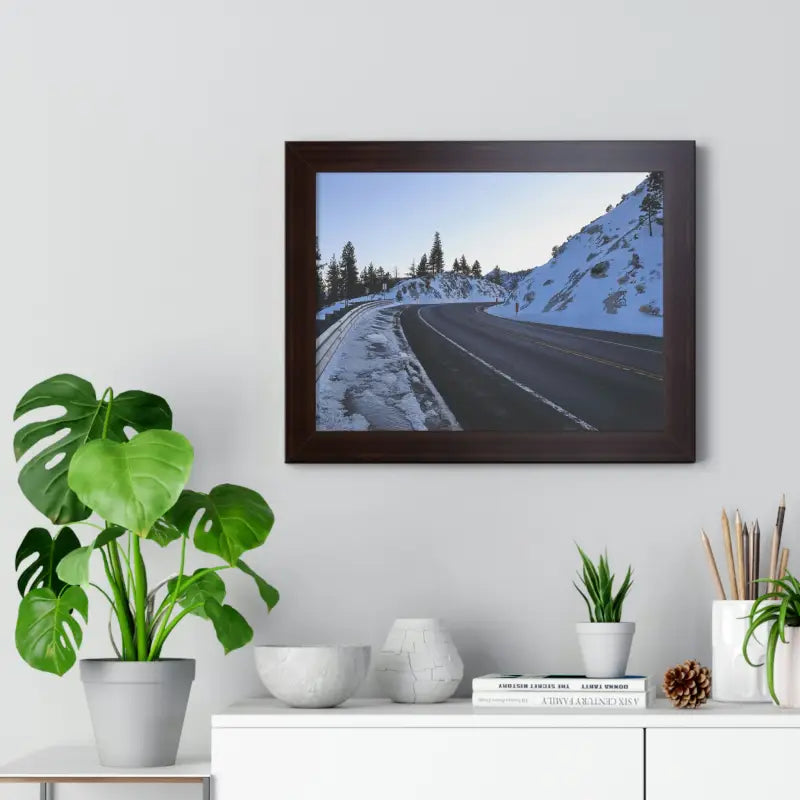 Transform your Space with Frosty Framed Horizontal Poster