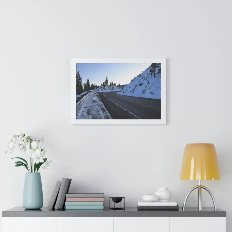 Transform your Space with Frosty Framed Horizontal Poster