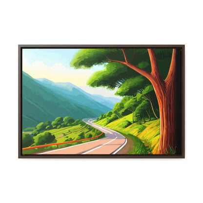 Transform your Space with Stunning Gallery Canvas Wraps - 24″ x 16″ / Walnut / Premium (1.25″)