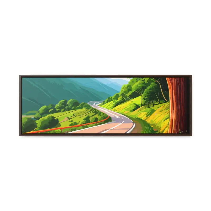 Transform your Space with Stunning Gallery Canvas Wraps - 36″ x 12″ / Walnut / Premium (1.25″)