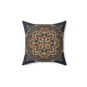 Geometrical Mandal Throw Pillow - Bold Comfort Style - Dipaliz - 14’’ × - Pillows