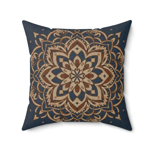 Transform your Space with Geometrical Mandal Throw Pillows - 20’’ × Home Decor