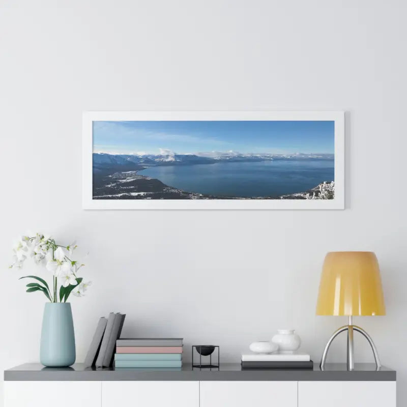 Elevate your Space: Stunning Lake Tahoe Framed Poster