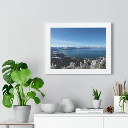 Elevate your Space: Stunning Lake Tahoe Framed Poster