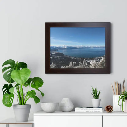 Elevate your Space: Stunning Lake Tahoe Framed Poster