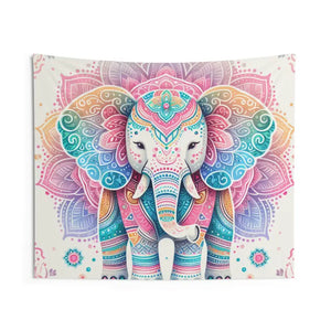 Home Decor - Polyester Indoor Wall Mandala Art - Vibrant Luxury - Dipaliz 60’’ × 50’’