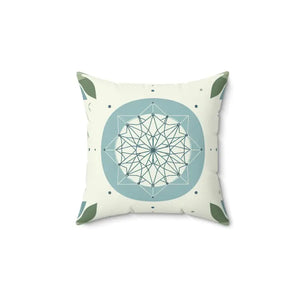 Spun Polyester Square Pillow - Nature Pattern Comfort - Dipaliz - 14’’ × - Throw Pillows